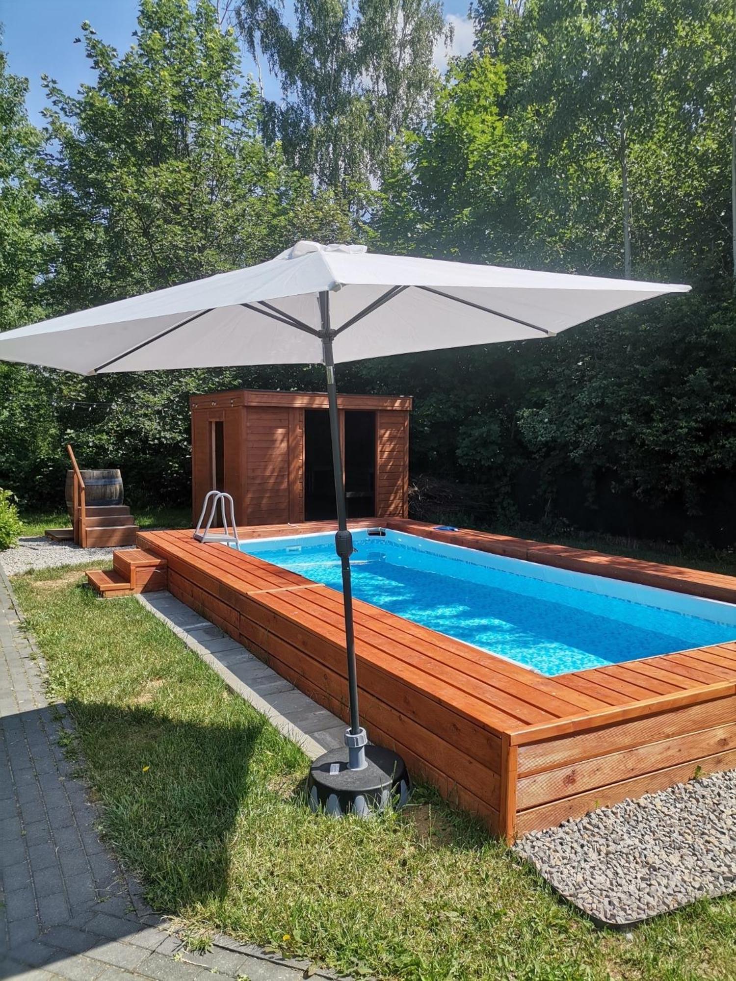 Dziki Zakatek Piskornia Dom Z Sauna Exteriér fotografie